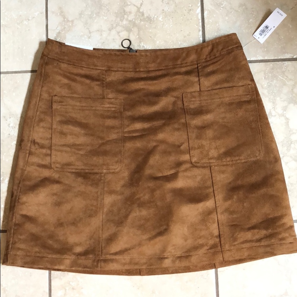 NWT Old Navy suede skirt